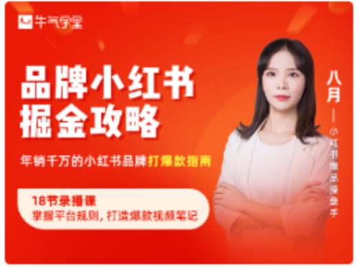 品牌小红书掘金攻略,年销千万的小红书品牌打爆款指南-第一资源库