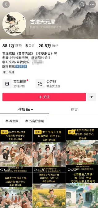 古法五音养生教程,五音疗愈的视频的制作方法,2-4小时就能学会,作者10天涨粉10W-第一资源库