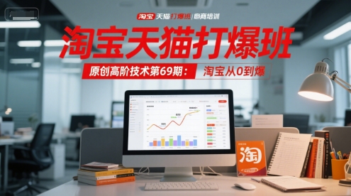 淘宝天猫打爆班原创高阶技术第69期：淘宝从0到爆-第一资源库