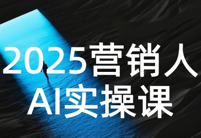 2025营销人Al实操课,AI营销抢跑实战,从Prompt到方案,效率碾压同行-第一资源库