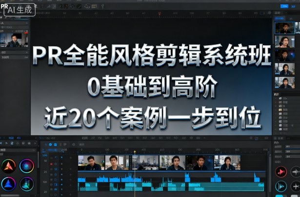 PR全能风格剪辑系统班，0基础到高阶，近20个案例一步到位-第一资源库