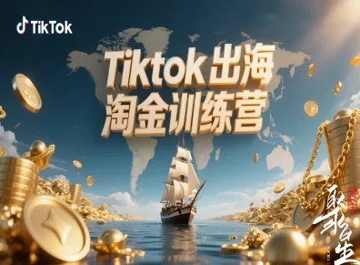Tiktok出海淘金训练营,跨境电商TK实战变现-第一资源库