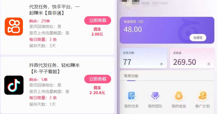 新手副业首选!视频代发接单,领任务发视频,长期稳定不费劲儿-第一资源库