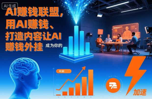AI賺钱联盟,用AI賺钱、打造内容让AI成为你的賺钱外挂-第一资源库