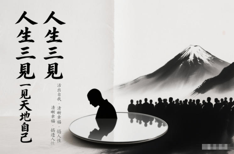 人生三见一见天地见众生见自己，活出自我拥有清晰幸福人生，搞透人性-第一资源库