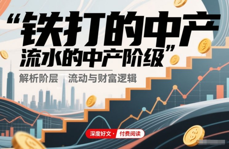 付费文章:铁打的中产,流水的中产阶级-第一资源库