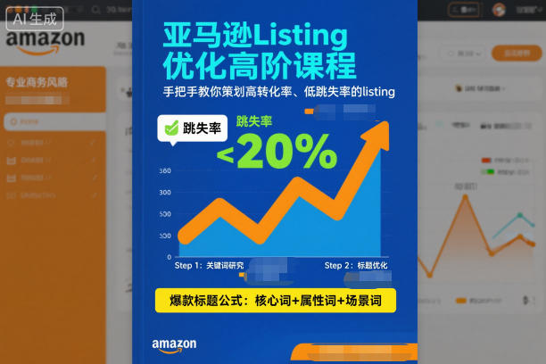 亚马逊Listing优化高阶课程，手把手教你策划高转化率、低跳失率的listing-第一资源库