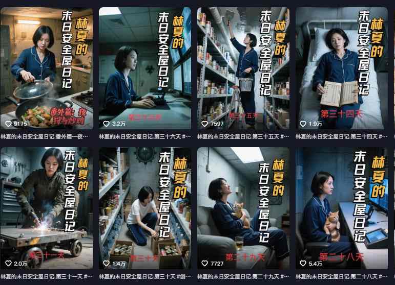 十个作品涨粉近20W!用AI制作末日安全日记连载,日入4位数,评论区爆肝求更新(附详细步骤)-第一资源库