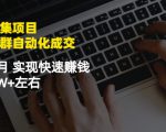 虚拟图集项目:矩阵站群自动化成交,3-5个月实现快速赚钱月入1W+左右-第一资源库