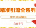 闲鱼精准引流全系列课程,每天引流100精准粉【视频课程】-第一资源库