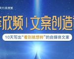 李欣频|文案创造课,0基础可报10天写出“看到就想转”的自媒体文案-第一资源库