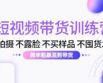短视频带货训练营：不拍摄 不露脸 不买样品 不囤货发货 简单粗暴混剪带货（第三期）-第一资源库