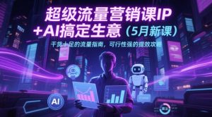 超级流量营销课IP+AI搞定生意(5月新课)干货十足的流量指南,可行性强的提效攻略-第一资源库