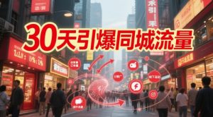 30天引爆同城流量：团购篇 认知篇 流量篇 来客篇 达人篇 老板人设IP篇 投流篇-第一资源库