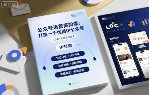 公众号运营高阶课,打造一个优质IP公众号-第一资源库