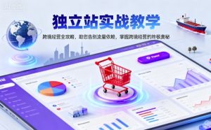 独立站实战教学，跨境经营全攻略，助您告别流量依赖，掌握跨境经营的终极奥-第一资源库