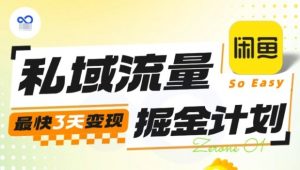 私域流量掘金计划实战训练营，最快3天变现-第一资源库