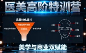 0-1000W医美高阶特训营课程,美学与商业双赋能-第一资源库