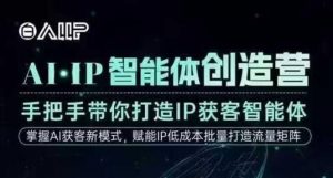 AI·IP智能体创造营，手把手带你打造IP获客智能体，高成交创始人IP课-第一资源库