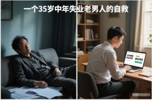 付费文章：一个35岁中年失业老男人的自救-第一资源库