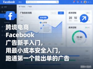 跨境电商Facebook广告新手入门,用最小成本安全入门,跑通第一个能出单的广告-第一资源库