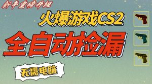 CS2交易市场全自动捡漏賺钱，新年好项目，无需玩游戏，一部手机轻松日入5张，稳定副业【揭秘】-第一资源库