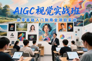 AIGC视觉实战班，从零基础入门到商业项目实战-第一资源库